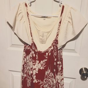 Two for one- cami & shirt set Gap & Old Navy
